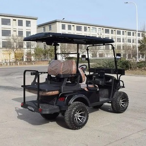 Voiturette de golf électrique très solide avec nouveau design 2 + 2 sièges pour terrain de jeu extérieur Voiturette de golf électrique hors route - Product Image 4