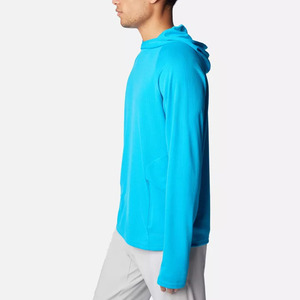 ผู้ผลิต OEM รับผลิตตามแบบ โลโก้ตามสั่ง ผ้าไมโครฟลีซผสมโพลีเอสเตอร์/คอตตอน ระบายอากาศได้ดี ป้องกันแสงแดด UPF 50 แห้งเร็ว แบบสวมหัว พร้อมที่ปิดหน้า - Product Image 3