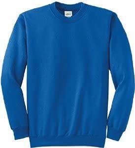 Sudadera Unisex de Cuello Redondo para Uso Diario, Color Negro Sólido, Felpa de Algodón, Venta al por Mayor de Fábrica, Prenda Superior Básica - Product Image 4