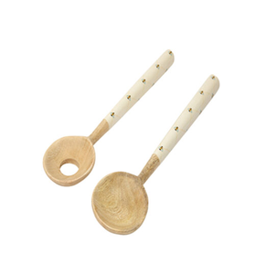 ไม้พายไม้อุปกรณ์เครื่องครัวที่ทำจากไม้สำหรับทำอาหารช้อนตักอุปกรณ์ทำอาหาร - Product Image 6
