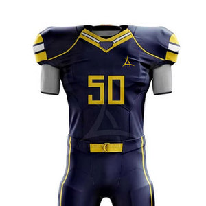 Conjuntos de Uniformes de Fútbol Americano Cortos de Talla Grande con Diseño Moderno, Elegantes y Transpirables, 100% Poliéster, Personalizables y de Alta Calidad - Product Image 4