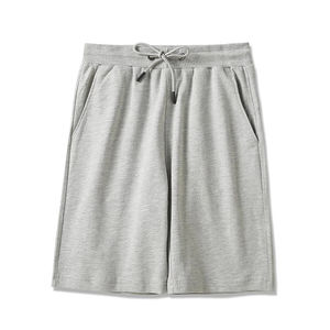 100% algodón de alta calidad para hombre gráfico corto cordón Jogger gimnasio francés Terry pantalones cortos con bolsillos - Product Image 1