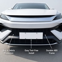 Grille de protection de radiateur avant en ABS pour BYD Song Pro 2025 – Cache de pare-chocs avant à clipser