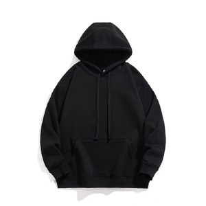 Men's Solid Color Puff Printing Hoodie <b>Sweatshirt</b> Full Custom Made Autumn Winter Clothing Oversized Hoodie - Product Image 5