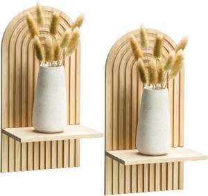 Nuevo producto colgante de pared de madera natural diseño moderno para decorar sala de estar baño dormitorio Oficina guardería de Vietnam - Product Image 1