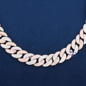 สร้อยข้อเท้าสไตล์ฮิปฮอปคุณภาพดี925เงินแท้ห่วงโซ่สไตล์คิวบาแบบกำหนดเองขายส่ง - Product Image 4