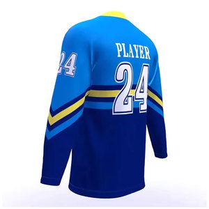 Último Diseño en Ropa Juvenil, Jersey de Hockey sobre Hielo de Color Sólido, Jersey de Hockey sobre Hielo al por Mayor al Mejor Precio - Product Image 3