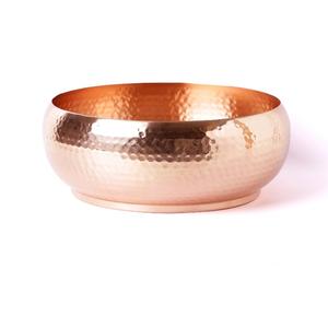 Diseño hecho a mano Servidor de frutas redondeado Tazón de coco Decoración de mesa Elegante incrustaciones de hueso Acabado Soporte de madera - Product Image 6