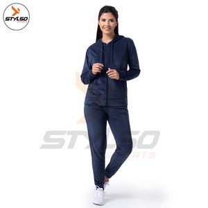 Conjunto de chándal de gimnasio ecológico para mujer personalizado, nuevo equipo de correr de invierno a la moda - Product Image 3