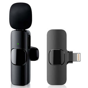 Microfono Lavalier Wireless omnidirezionale Plug-and-Play universale per dispositivi iPhone iPad apparecchiature Live Streaming per Studio - Product Image 1