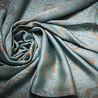 Tela de Jacquard Elástica Ecológica de Primera Calidad para Ropa de Cama, Transpirable, Estampada, de Seda/Algodón, Tejido Oxford Cepillado