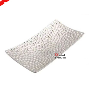 Offre spéciale, plateau de service en forme de cœur en acier inoxydable argenté pour hôtel, restaurant et bar - Product Image 2