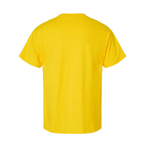 Moda para hombre Loose Fit Crewneck Camiseta sólida Atlético Ligero Manga corta Gimnasio Entrenamiento Camisetas Amarillo - Product Image 2