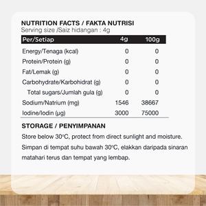 เกลือหิมาลัยสีชมพูออร์แกนิค 500 กรัม แบบไม่ผ่านการกลั่น บรรจุภัณฑ์แบบขายส่ง MeSTI Sijil Organik ได้รับการรับรองจาก KKM มาเลเซีย - Product Image 1