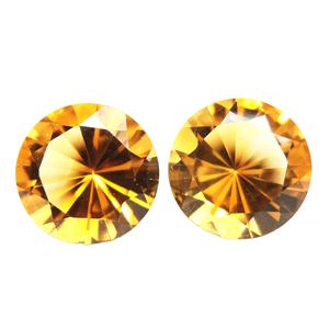 Citrine ronde 10mm à 12mm personnalisé pierres précieuses en vrac à la main fabrication de bijoux fins bricolage précieux rond 100% naturel jaune Citrine - Product Image 4
