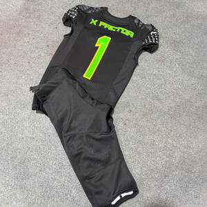 Venta al por mayor equipo adulto sublimación silicona impresión fútbol americano uniformes jóvenes conjunto fútbol americano Jersey - Product Image 2