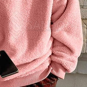 Sudadera Sherpa de talla grande para hombre superventas, alta calidad, 100% algodón, nuevo diseño, patrón sólido, estilo informal de invierno - Product Image 2