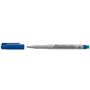Stylo marqueur bleu Faber-Castell MULTIMARK 1526 1 mm, outil d'écriture durable et polyvalent - Product Image 1