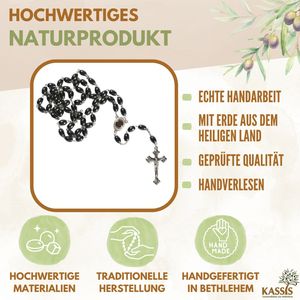 Chapelet avec perles ovales en hématite - Product Image 2
