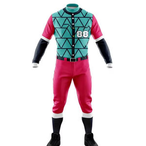 Camisetas y pantalones de béisbol directos de fábrica hechos a medida para equipos con impresión por sublimación y precios al por mayor - Product Image 1