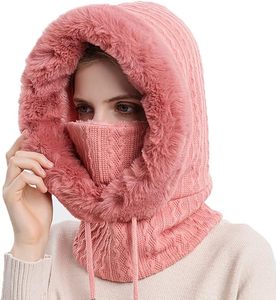 5-en-1 multi-fonction hiver chaud extérieur femmes hommes visage <span class=keywords><strong>Ski</strong></span> course cyclisme cagoule <span class=keywords><strong>Ski</strong></span> <span class=keywords><strong>masque</strong></span> avec peluche - Product Image 2