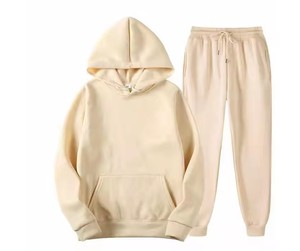 Ensemble de survêtement d'entraînement hiver 2025 personnalisé en molleton technique à capuche pour homme, couleur unie, anti-odeur, séchage rapide, respirant - Product Image 4