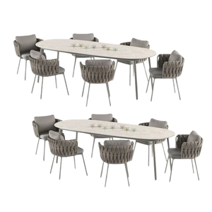 Hotel and <b>Restaurant</b> <b>Furniture</b> Home Dining Set <b>Restaurant</b> Set With Many Chairs Costumiz Product Wholesale Price - Product Image 3