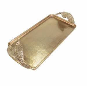 Offre spéciale Plateau en aluminium design moderne Plateau en aluminium décoratif pour collation Centre de table de mariage Plateau en aluminium de service - Product Image 6