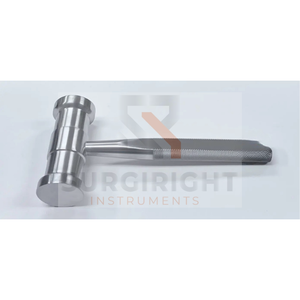 Maillet fou de qualité supérieure 1 38 po de poids de tête 7 14 pouces maillet d'hydromel orthopédique allemand en acier inoxydable OEM par Instrument SurgiRight - Product Image 6