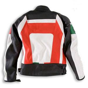 Chaqueta de Motocicleta de Cuero Vacuno Negro y Verde, Transpirable, de Secado Rápido, Manga Larga, Talla Grande, para Adultos, para Todas las Estaciones - Product Image 2