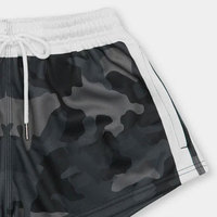Shorts de rugby respirants à séchage rapide, design personnalisé, unisexe, imprimés par sublimation, poches zippées, 100% polyester, couleur unie, haute qualité
