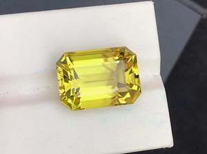 Cuarzo Limón Facetado de Primera Calidad - Increíble Color Cuarzo Limón - Piedra Natural Suelta para Hacer Anillos y Joyas - Product Image 4