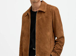 Nouvelle Veste d'Hiver Tendance 2026 en Cuir de Vachette Véritable de Haute Qualité, Respirante, Sans Coutures, Col à Capuche, Taille XL, Tissu Enduit - Product Image 3