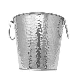 Seau à glace rond en acier inoxydable, cuve à vin avec poignée en métal pour intérieur, extérieur, Restaurant, seau à bière pour fête, Bar, maison, mariage - Product Image 3
