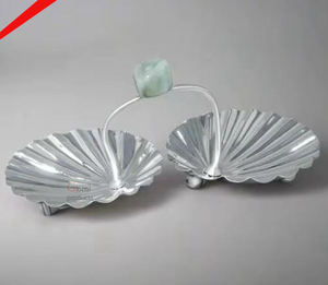 Cuenco de chocolate con acabado plateado más vendido para hotel y restaurante - Product Image 1