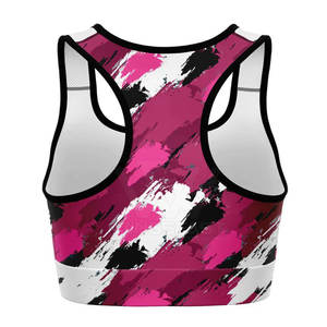 Sujetador Deportivo de Alta Calidad para Mujer, Tejido de Spandex/Nylon de Alta Sujeción, Último Diseño, Transpirable, de Secado Rápido, Servicio OEM - Product Image 2