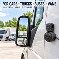 Caméra de recul universelle 12V pour moniteur DVR 4 canaux, surveillance des angles morts, vision nocturne, IP68, caméra de stationnement pour voiture, camion, bus, fourgonnette