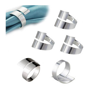 Servilletero de metal más exigente, acero inoxidable, hecho a mano, metal de madera, diseño exclusivo, servilleteros a un precio económico - Product Image 1