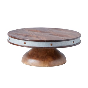 Top Selling Natural Finishing <b>Cake</b> Stands Eco Friendly Party Celebration Cup <b>Cake</b> Server Stand - Product Image 1