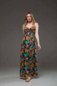 Hot Selling Tie Dyed Silk Satin Sleeveless Deep v Neck <b>Halter</b> Backless Slit Midi Elegant Women Sexy <b>Dress</b> Women's Beautiful - Product Image 3