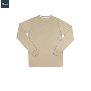 Tùy chỉnh nhãn hiệu riêng cho thương hiệu của bạn dài tay áo Polyester t Áo sơ mi thăng hoa khoảng trống TEE logo in chúng tôi Kích thước bông cảm thấy - Product Image 4