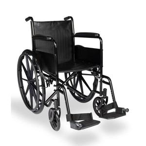 Silla de Ruedas Plegable para Personas Mayores y con Discapacidad, Estructura Metálica Resistente, Ruedas de Desplazamiento Suave, Fácil Almacenamiento y Transporte Diario - Product Image 5