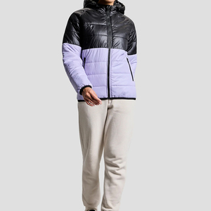 2025 <b>Ladies</b> Slim <b>Winter</b> Puffer Jacket Breathable Warm <b>Hooded</b> Polyester-Filled Nylon Shell <b>Coats</b> for Women Plus Size Option - Product Image 4