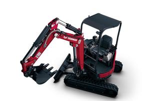 Mini-excavatrice Yanmar ViO23, poids opérationnel de 1,2 tonne, moteur Yanmar, boîte de vitesses, pompe, roulement, PLC, YUKEN, ENERPAC, chenilles - Product Image 3