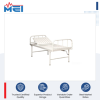 Fournisseur en gros de lits semi-Fowler en acier inoxydable de bonne qualité pour hôpitaux, équipement médical général, marque INDIA, modèle MEI-HF-2551