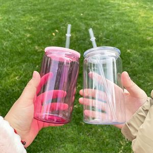 Vaso de Plástico de Alta Calidad para Niños, con Pajita Reutilizable, para Jugo, Leche y Té - Product Image 3