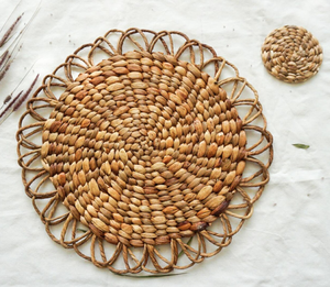 แผ่นรองจานวัสดุธรรมชาติทำด้วยมือสำหรับตกแต่งห้องครัวของคุณสินค้าใหม่2023เวียดนาม - Product Image 2