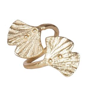 Anneau de serviette en métal perlé de designer, vaisselle de fête, décoration de table, anneau de serviette en tissu, anneau de serviette en métal perlé de designer, vaisselle de fête - Product Image 3