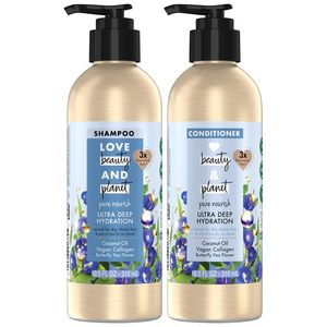 ครีมนวดผม Love Beauty and Planet สำหรับผมแห้งเสียความชุ่มชื้นอุดมไปด้วยวิตามินอีและน้ำมันโจโจ้บา
