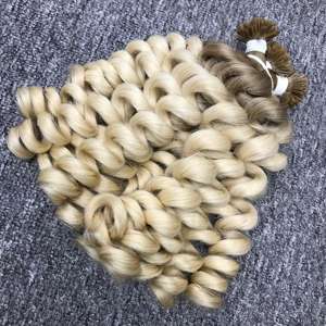 Venta caliente VQ Hair 100% Extensiones de cabello crudo vietnamita 100g Máquina ondulada de punta plana Cabello humano de trama Doble - Product Image 6